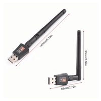 Adaptateur WiFi USB OEM 600 Mbps double bande 2,4 GHz et 5,8 GHz Realtek 8811cu pour Android/PC/Mac/Linux