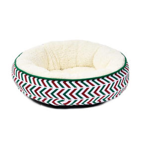 Luxus Design Großhandel Große Weihnachten Haustier Geschenk Runde Hunde bett - Product Image 2