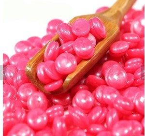 2023 caliente profesional perla luz cera microcristalina 100g depilación cera dura frijoles rosa para mujeres cara, piernas y cuerpo - Product Image 2