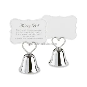 High Quality Wedding Favors Kissing Bell Place Card Holder