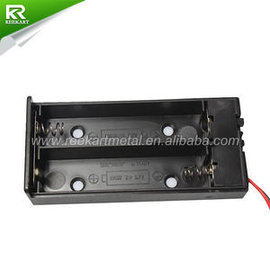 Soporte de batería 7,4 V 2 18650 con tapa e interruptor Compartimento de batería de litio 18650 en serie - Product Image 4