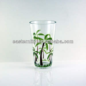 12ออนซ์กลางแจ้ง BPA ฟรีปาล์มเขตร้อนอะคริลิแก้วไวน์ - Product Image 4