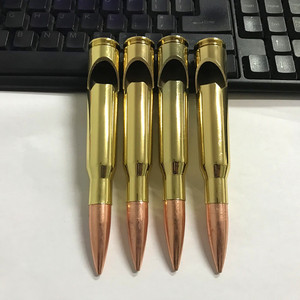 Metallo personalizzato una volta sparato vero proiettile involucro d'oro 50 calibro apribottiglie proiettile - Product Image 2