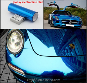 Colores múltiples de la alta calidad cromo espejo vinilo pegatinas para coche <span class=keywords><strong>moto</strong></span> envoltura - Product Image 3