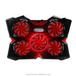 Coolcold New 5 LED Notebook Stand Verstellbarer Laptop Cooler Stand Bestseller Produkt Gamer Gear Laptop Cooling Pad
