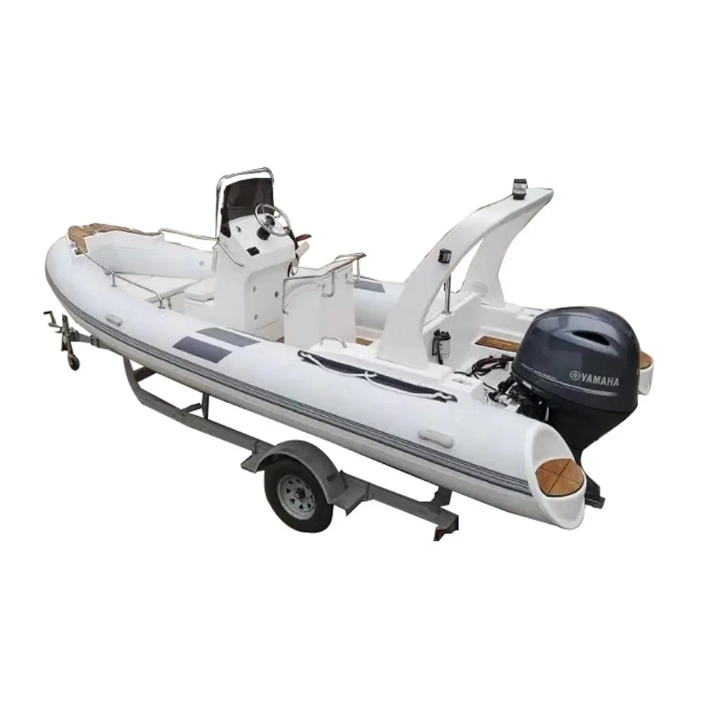 China 5.8M PVC Inflatable Fiberglass Hull Yacht for sale