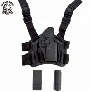 戦術cs屋外ガンホルスターミリタリーエアガン銃狩猟ピストル脚ホルスター用グロック17 19 22 23 31 32 - Product Image 4