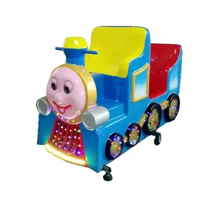 Indoor And Outdoor Funny Amusement Swing Kiddie Train Rider On Toy Shopping Mall Coin Operated Kiddie Rides Arcade Games