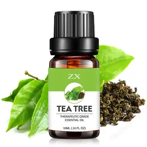 Aceite esencial de árbol de té natural puro 100% fresco de grado terapéutico superior OEM ODM al por mayor para la fabricación de perfumes de jabón de vela