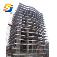 Estructura de acero prefabricada de seguridad de fácil construcción de edificios de acero de gran altura