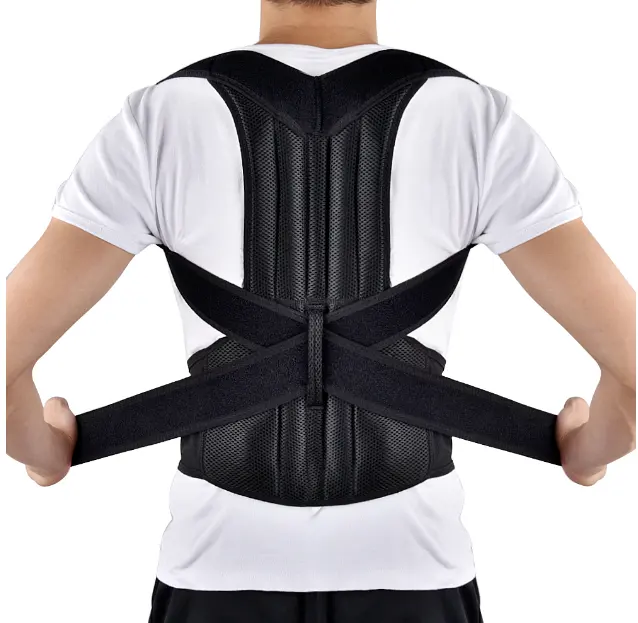 Back Posture Corrector Shoulder Lumbar Brace Spine Support Belt Adjustable Adult Corset Posture Correction Belt