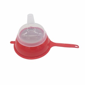 Funil de plástico para sombra, funil de plástico com tela de filtro para leite e vaca