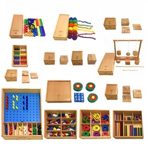 Bloques de formas geométricas coloridas de madera, juguetes educativos de desarrollo temprano, regalos <span class=keywords><strong>Froebel</strong></span> - Product Image 3