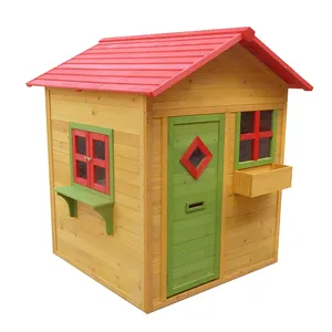 Kids Wooden Cubby House Wooden Children Playhouse Kids Cubby House