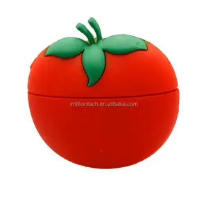 Novelty design red apple shape usb flash drive