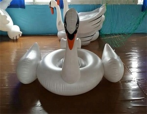 Oferta de Verano: Balsa Flotante Inflable con Forma de Águila Estadounidense, para Piscina, Lago o Fiesta, Modelo Swan - Product Image 2