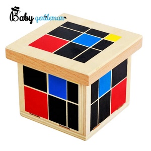 Di alta qualità sussidio <span class=keywords><strong>didattico</strong></span> montessori legno sussidi cubatura <span class=keywords><strong>materiale</strong></span> per homeschool Z12015F - Product Image 3