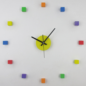 Disegno nordic Arte industriale unico Colorato FAI <span class=keywords><strong>DA</strong></span> TE <span class=keywords><strong>Orologio</strong></span> <span class=keywords><strong>Da</strong></span> <span class=keywords><strong>Parete</strong></span> Adesivo EVA Orologi Decorativi per I Bambini Camera <span class=keywords><strong>Da</strong></span> Letto <span class=keywords><strong>Orologio</strong></span> di Arte - Product Image 2