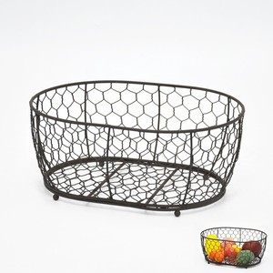 Decorative spiral metal <b>bowl</b> shape fruit basket - Product Image 6