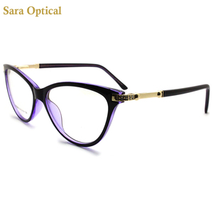 <span class=keywords><strong>Occhiali</strong></span> di fabbrica di marca firmati a buon mercato prezzo classico PC montature ottiche Cat Eye Style - Product Image 5