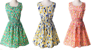 2016 derniers modèles de vêtements D'été de mode robe femmes robe - Product Image 3