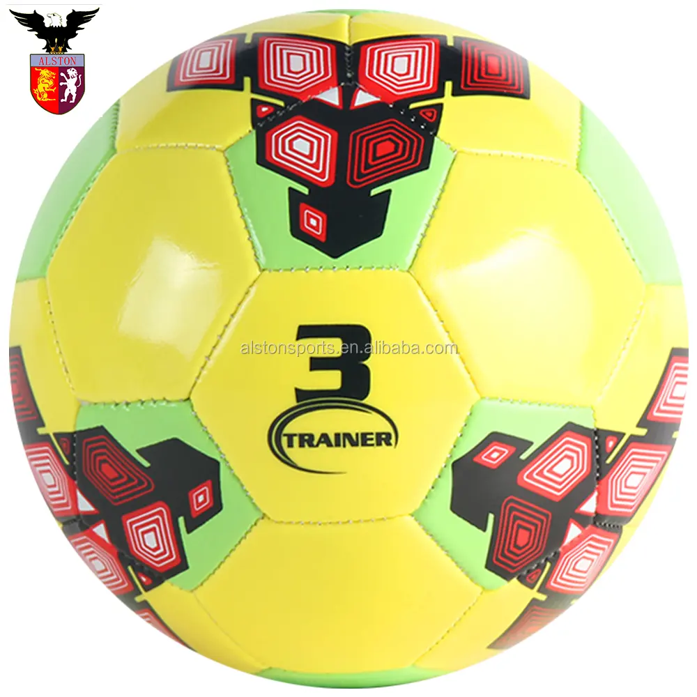 Ballon de Football en PVC cousu à la Machine avec impression personnalisée, balles pour entraînement de bonne qualité, nouveau modèle