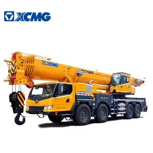 XCMG oficial caminhão guindaste usado XCT80 80 toneladas