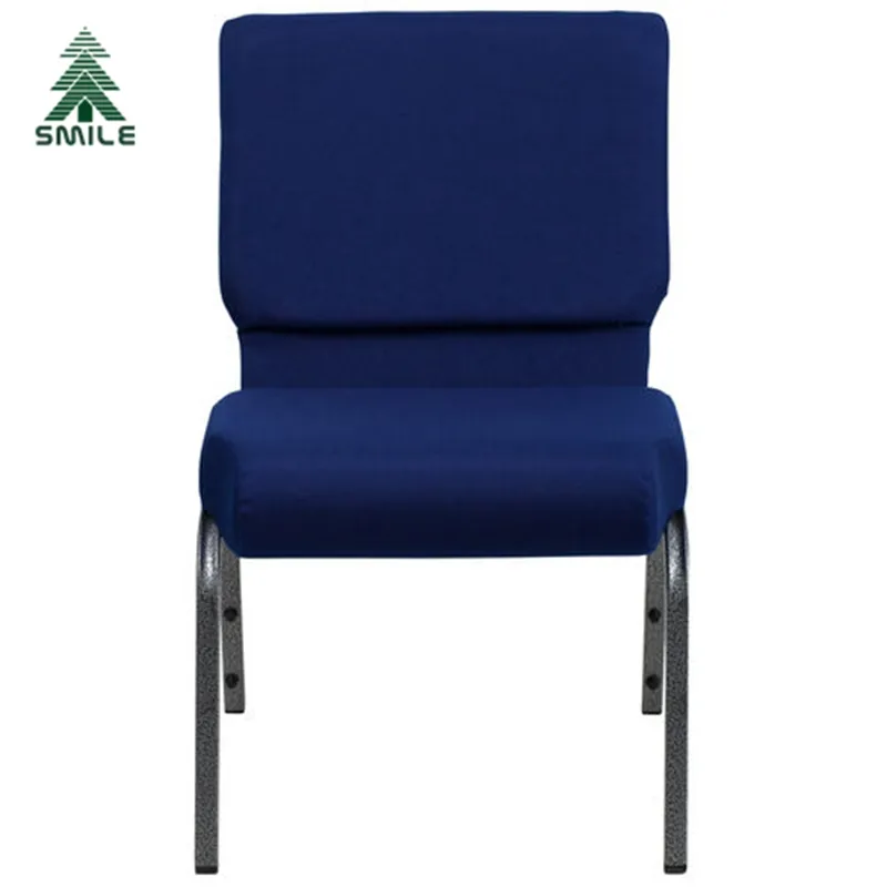 Cadeiras high quality Modern Designer Upholstered Stainless Steel Church Chair