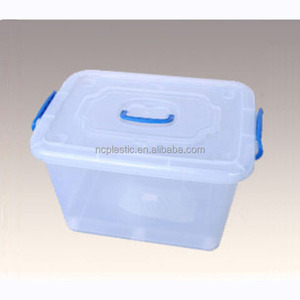 <strong>clear</strong> plastic large handle storage container for <strong>home</strong> use - Product Image 2