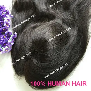 HT285 женский парик в наличии Основной Размер 6x8 дюймов прямые 100% человеческие волосы свободный стиль полная кружевная Длина 16 дюймов