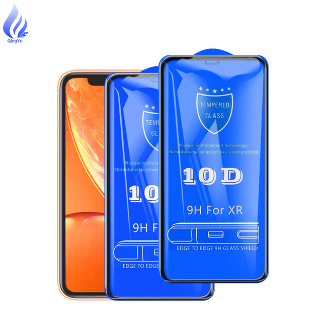HD Anti-Scratch Full-Coverage Tempered Glass Screen Protector for iPhone 11 New 10D 9H Hardness 3D Full Mobile Phones Coverage