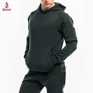 Custom hot sale mens sports hoodie high quality activewear top soft pima cotton hoodie