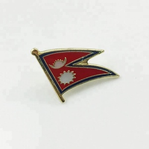 Chất Lượng Cao Nepal Cờ Ve Áo Pin/Nepal Huy Hiệu/Nepal Cờ - Product Image 4