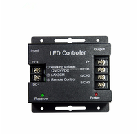 CE ROHS DC12-24V 18A Télécommande RF LED interrupteur de commande Tactile RVB LED Contrôleur contrôleur d'éclairage