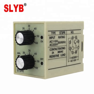 Bán Nóng Rơle Thời Gian Trễ Mini AC220V DC24V Rơle Hẹn Giờ Đôi ST3PR - Product Image 2