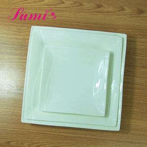 Platos cuadrados con logotipo personalizado, <span class=keywords><strong>vajilla</strong></span> <span class=keywords><strong>de</strong></span> <span class=keywords><strong>porcelana</strong></span> blanca para restaurante - Product Image 4