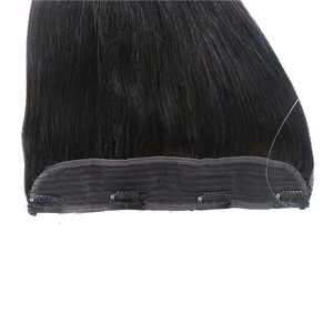 Capelli brasiliani di estensione dei capelli del filo di colore naturale dei capelli umani all'ingrosso della fabbrica - Product Image 1