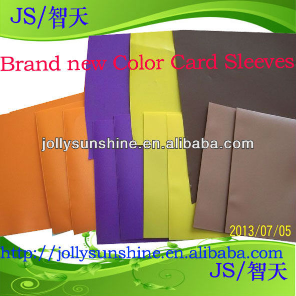 Карты защитные пленки, Новое цвета костюм-1c текстурированные карты рукава для коллекционные карточки или