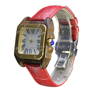 2017 classic brand custom China wholesale OEM wood watch with Japan quartz movement - Product Image 2