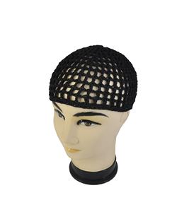 Vente en gros de bonnets pour <span class=keywords><strong>cheveux</strong></span> faits à la main, bandeaux élastiques colorés en tricot, accessoires pour <span class=keywords><strong>cheveux</strong></span>, <span class=keywords><strong>filet</strong></span> à <span class=keywords><strong>cheveux</strong></span> en fibre de polyester - Product Image 1