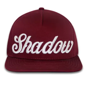 Promotion snapback cap 3d embroidery style MAROON caps wholesale cool era hip hop cap snapback hat