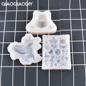 Couronne Série Animal <span class=keywords><strong>Hippopotame</strong></span> Flying Horse Silicone Moule pour Faire Résine Bijoux - Product Image 2