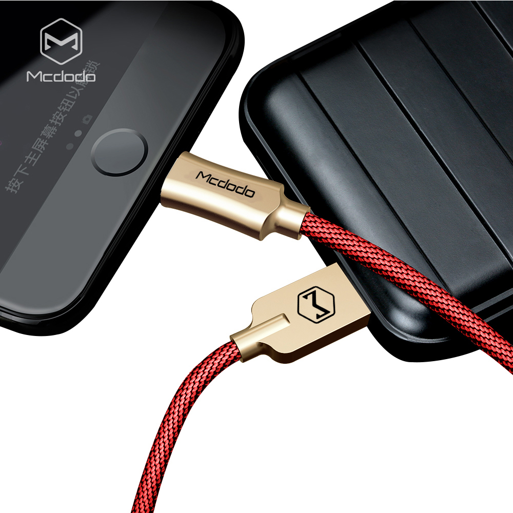 Mcdodo USB 2.4A быстрой зарядки для iPhone кабель 1,2 м 1,8 м для iPhone8/X зарядное устройство кабель для передачи данных
