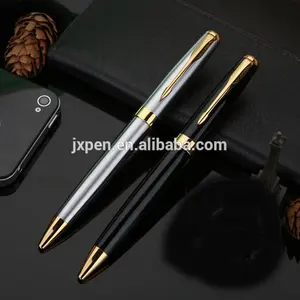 High Quality Metal Ballpoint Pen P-3 Manufacture High Quality Elegant Gift Pen Advertising Custom Logo Twist Black Metal Ballpoint Pen