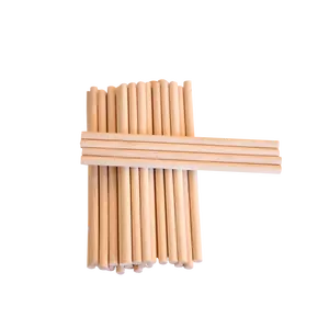 En vrac coloré cuillères en bois écologique de popsicle en bois de bouleau bâtons de glace en bambou