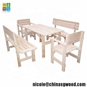 Juego de mesa de cerveza plegable de madera/Banco/patio/juego de mesa al aire libre - Product Image 3