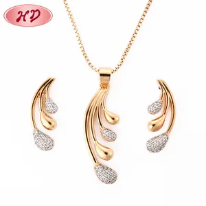 Competitive Price Austrian Popular Gold Plated Bijoux Jewelry Set