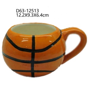 Taza de Café de Cerámica Redeco, Oferta Especial, Taza de Café Decorativa Personalizada con Forma de Baloncesto <span class=keywords><strong>para</strong></span> Regalo - Product Image 6