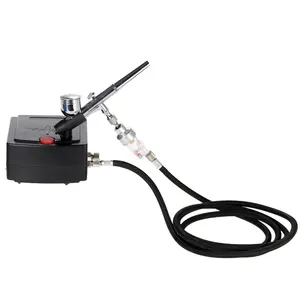 Dual Action Airbrush Air Compressor Kit aerografo for Art Painting Tattoo Manicure Craft Cake Spray Model Air Brush Nail ToolSet