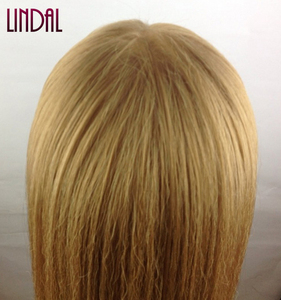 Cabeza de Maniquí LINDAL para Peluquería, Cabello Natural, para Prácticas de Estilismo, Cabeza de Maniquí con Cabello Humano <span class=keywords><strong>Real</strong></span> para Mujeres, para Barbería - Product Image 4